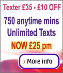 Texter �35 now only �25 per month