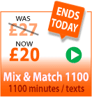 Mix and Match 1100 Offer
